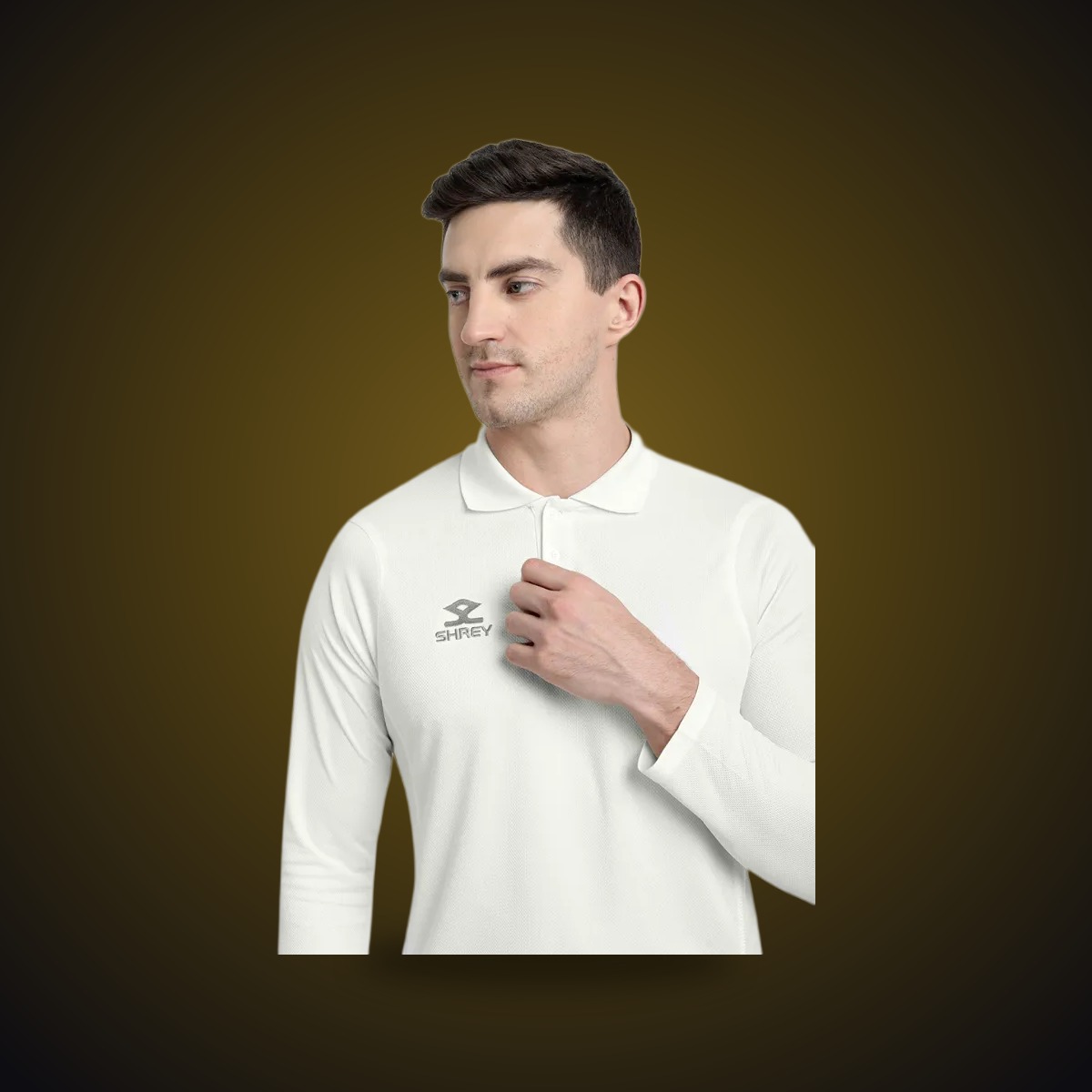 Shrey Match 2.0 Shirt L/S Cricket Whities (Senior)
