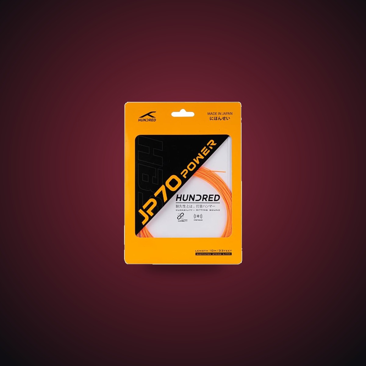 Hundred JP 70 Power Badminton String